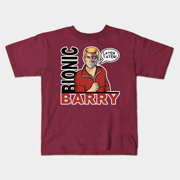 Bionic Barry Kids T-Shirt by EJTees